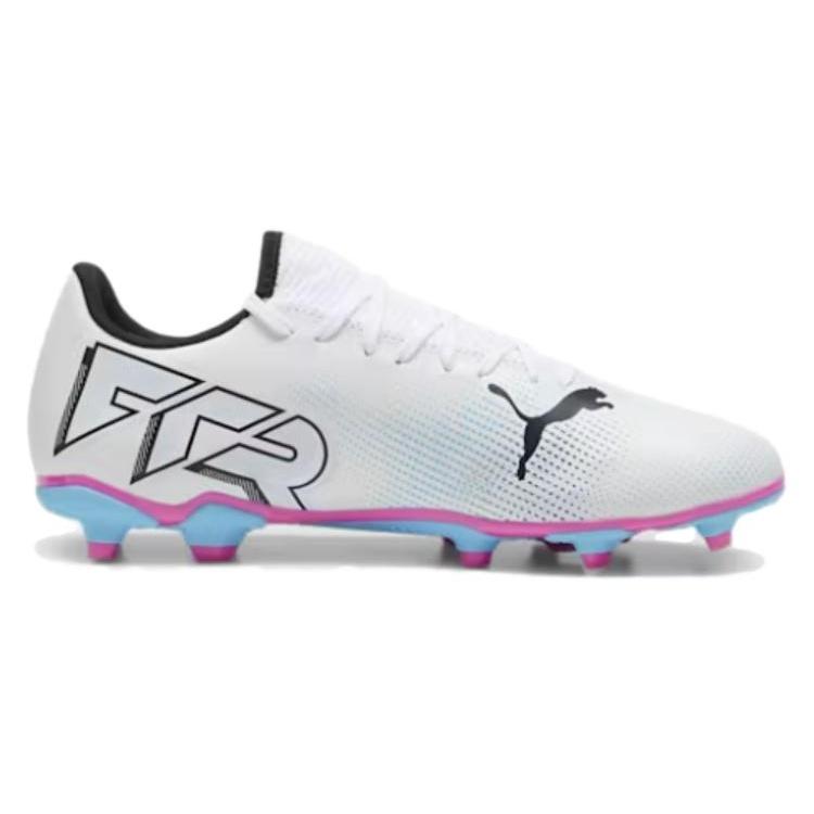 PUMA Future 7 Play FG/AG 'White Black Pink' Men's 107723-01