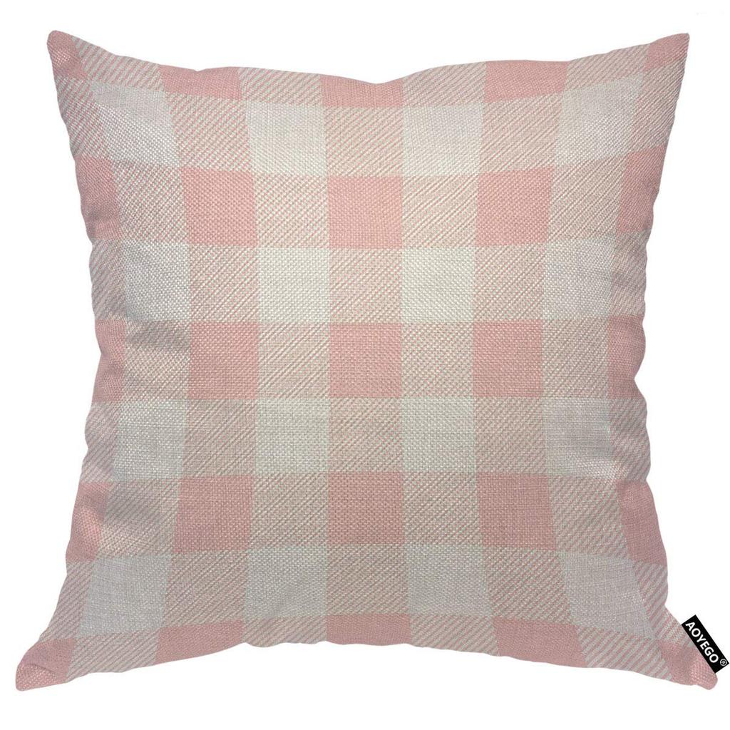 Rustic Star Pillow Cover Vintage Farmhouse Cushion Case Country Western Home Decor Barn Star Throw Pillow