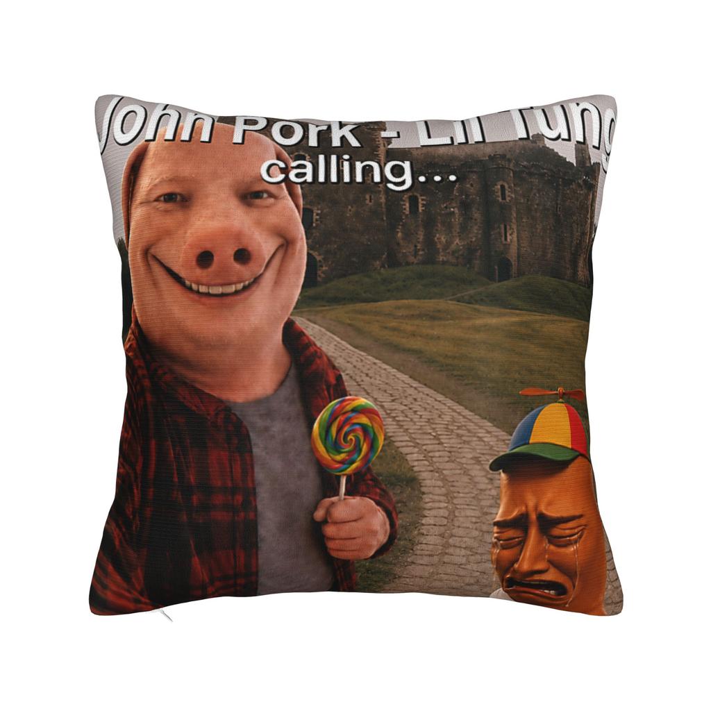 Pillow Cover Season Turkey Hunting Thanksgiving Meme Funny Pillow Case For Sofa Bedroom Home Decor Pillowcases