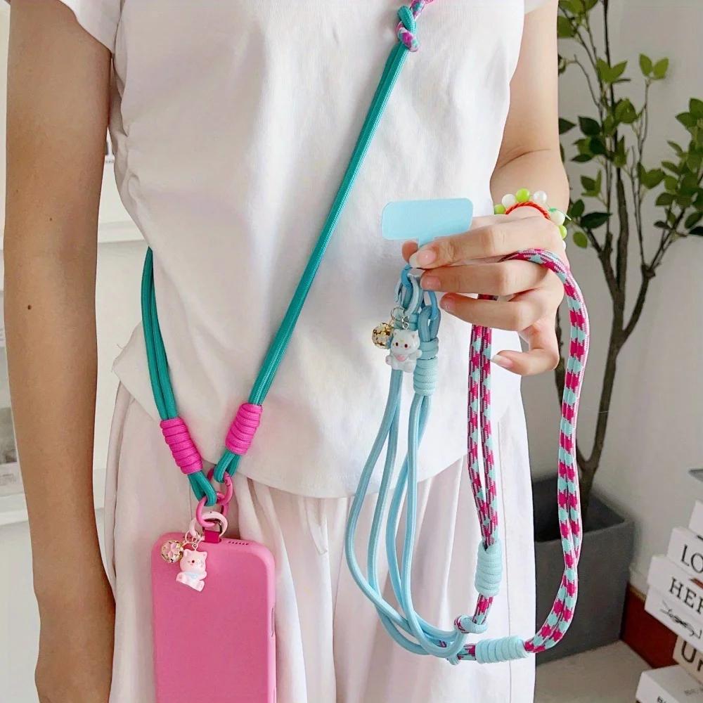 [Ls] Lanyard Crossbody Side Carry Multifunctional Strap Cute Pendant Fashion Outdoor Travel Camera Anti-Lost Chain