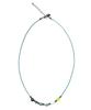 Runds Blue-Green Gemstone Necklace