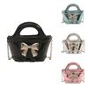 Laser Childrens Bag Bow Pairing With Trendy Chain Decoration For Go Out Play To