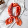 Foreign Style Small Silk Scarf 71cm Square Scarf Hangzhou Silk Imitation Silk Scarf Professional Women's Scarf Decorative Small Silk Scarf