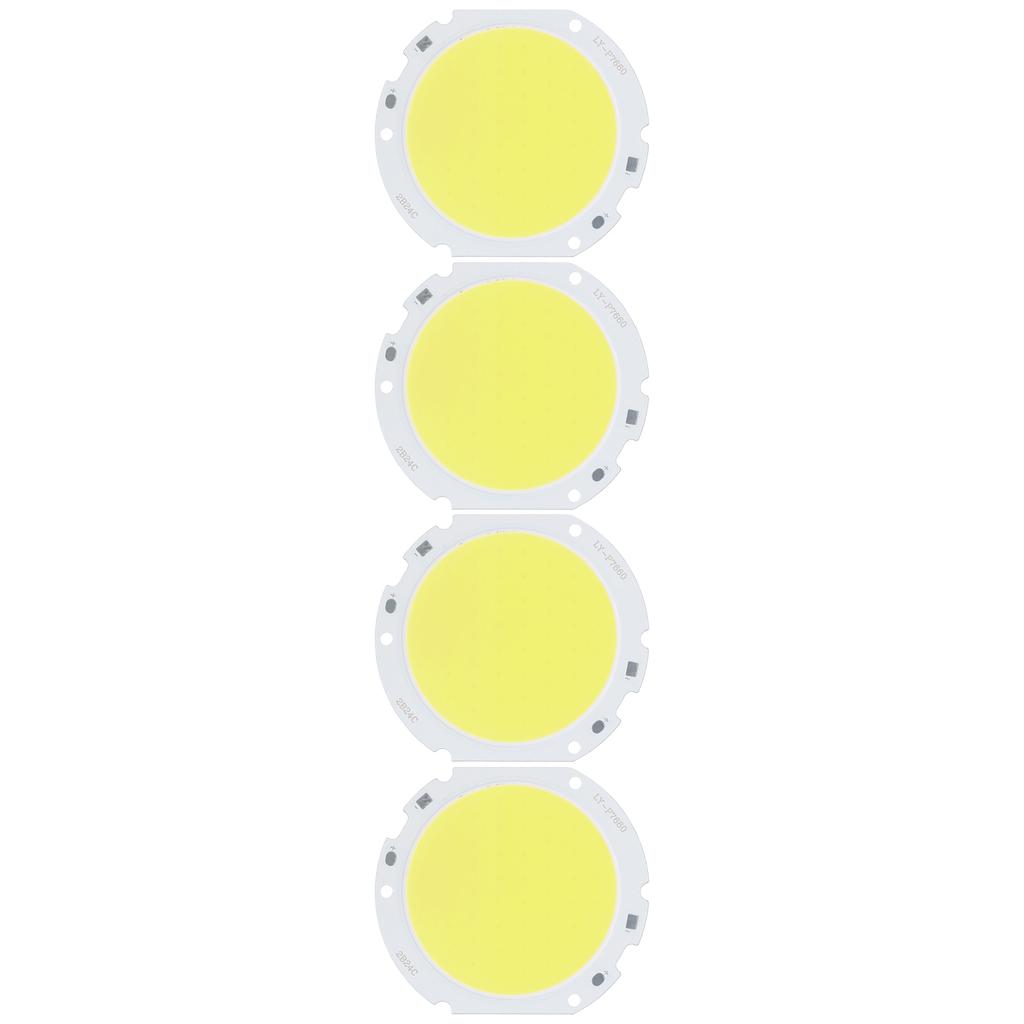 4PCS 75mm Round COB Lamp Bead High Power LED Chip 24W/72?82V for DIY Lamp Indoor Light Source