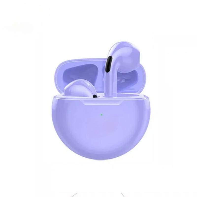 

Беспроводные Bluetooth-наушники Pro6, наушники-вкладыши, спортивная гарнитура для Android, Apple, IPhone, наушники фиолетовый