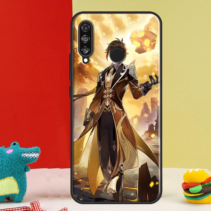 Zhongli Genshin Impact For Huawei Nova Y91 Y90 Y60 Y70 Y72 Y61 9 10 SE 12i 12s 11i 5T P60 Pro P20 P30 P40 Lite Case