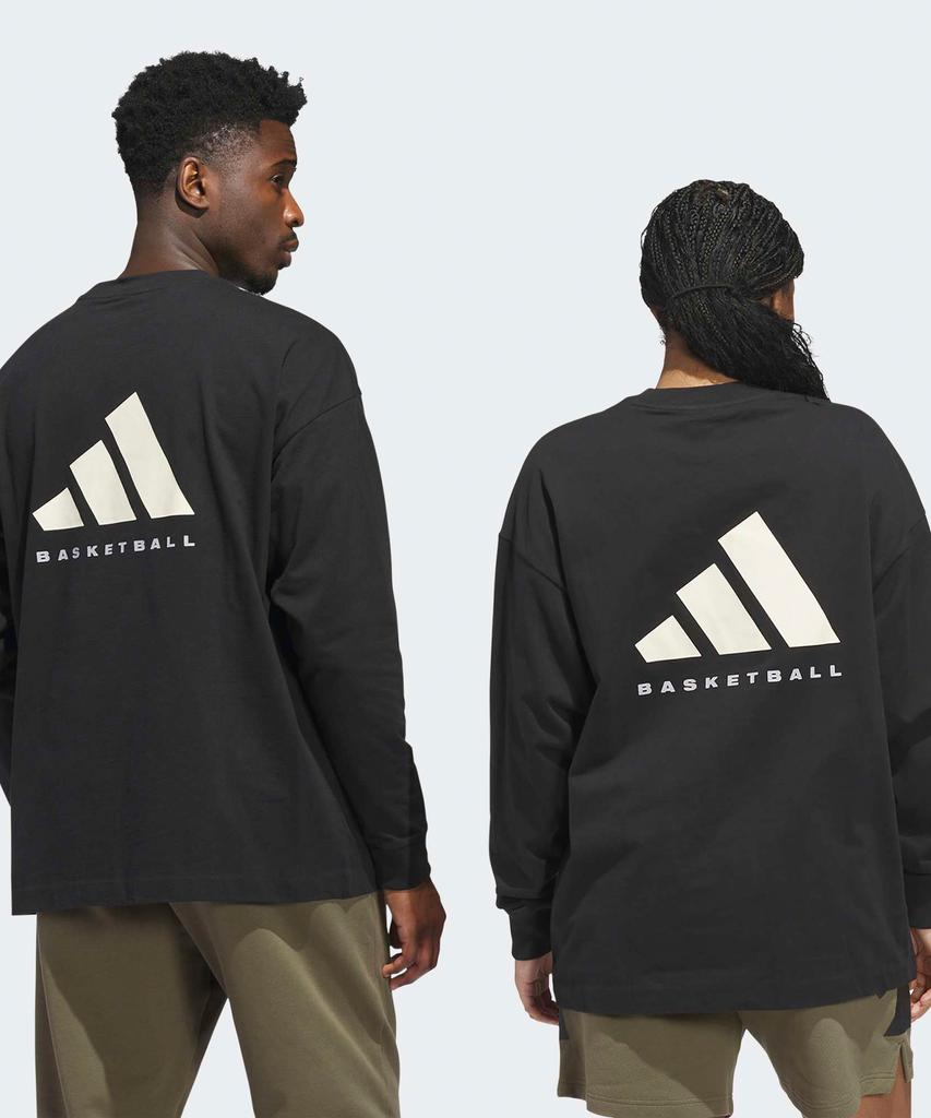 Adidas Basketball Long Sleeve Tee - Black / Jx5580