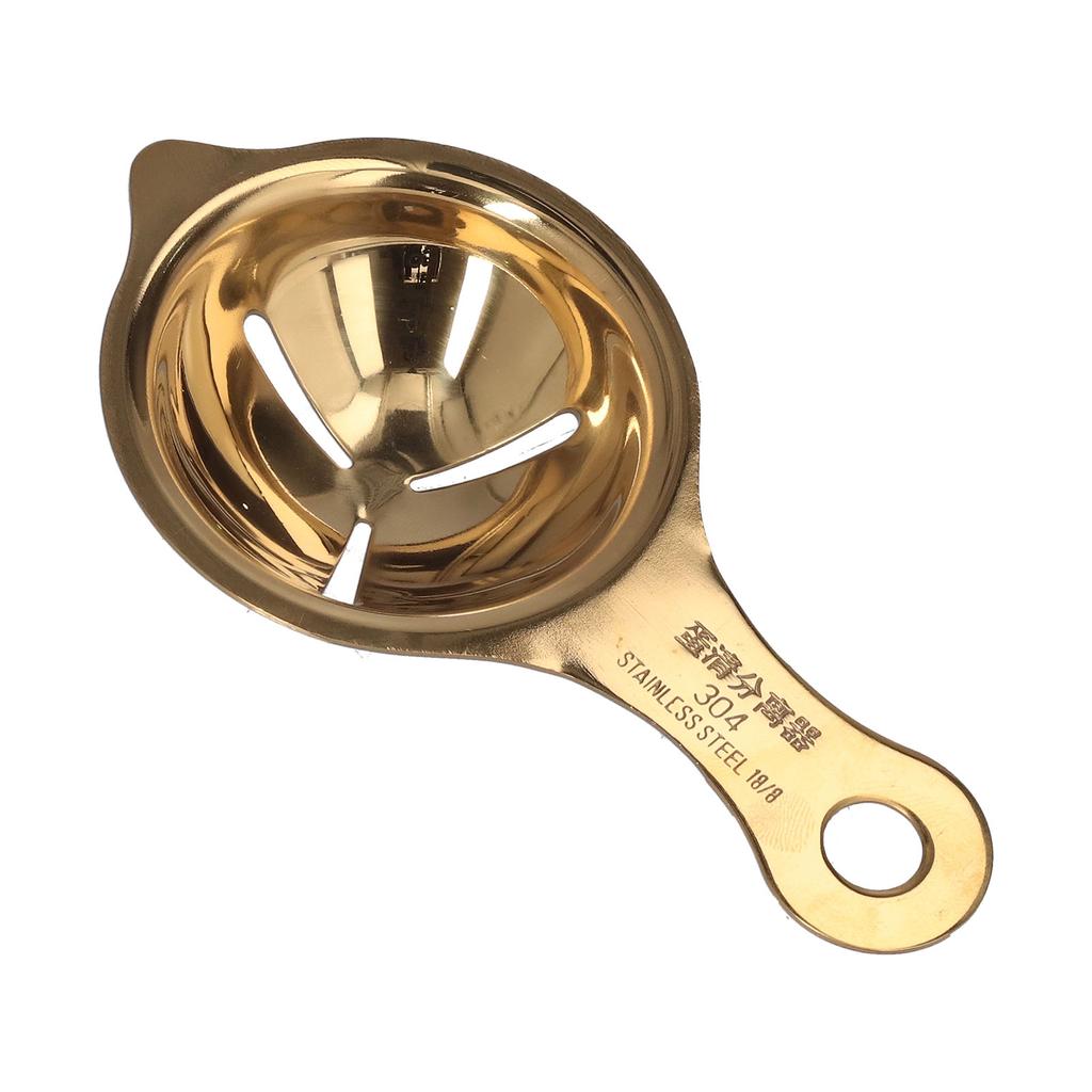 Stainless Steel Egg Separator Divider Egg White Yolk Filter Baking Tools for Kitchen UseGold