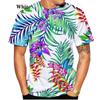 Herr 3D Muscle Cool Trend Street Style Sommar Cool Andningstryck T-shirt Harajuku Mode Fritidskläder Personlig rundhalsad kort ärm