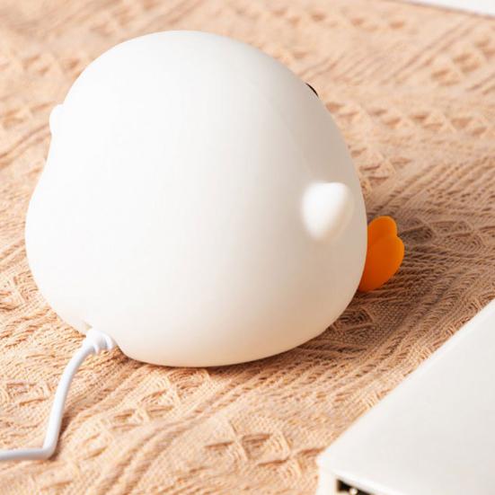 Cartoon Duck Night Lamp with Touch Sensor Flicker-Free Eye Protection Rechargeable Table