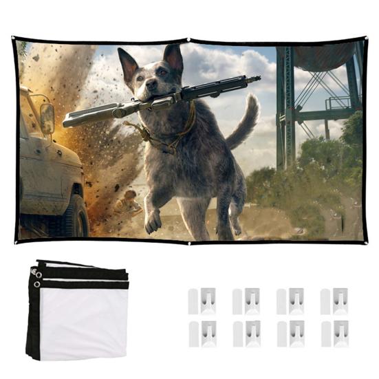 H60A Projection Curtain Clarity 60 inches 0.672916666666667 High Anti-Light Projector Screen for Home