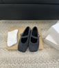 Flat-bottomed Korean Version of Mary Jane Single Shoes Women's Shoes 2025 New Autumn and Winter Black Gentle and Versatile Mao Mao Shoes