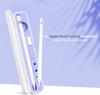 White Silicone Carrying Pencil Case with Accessory Holder Compatible with Apple Pencil 1st and 2nd Generation Box Style