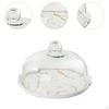 Cake Stand Dessert Display Plate with Dome Multifunctional Serving Platter Round Tray for