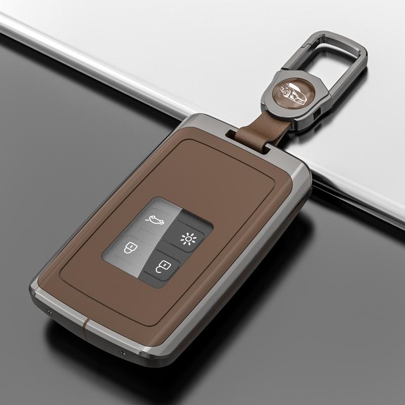 Pouzdro na klíček ze slitiny zinku na auto pro Renault Captur Megane Talisman Espace Clio Zoe Koleos Scenic 4 Arkana Dacia Sandero