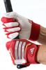 Adidas Batting Gloves BASIC Red X White JL LBG405 Baseball/Softball