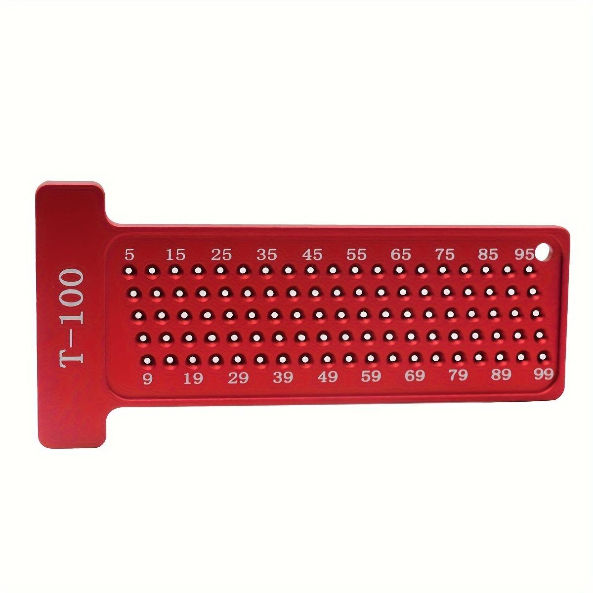 

Разметочный брусок для деревообработки, метрическая 100-миллиметровая прецизионная Т-образная линейка, 4-дюймовая прецизионная Т-образная линейка, карманная линейка из алюминиевого сплава, маркировка