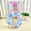 Childrens Cartoon Teddy Bear And Rabbit Glitter Inflatable Swimming Ring