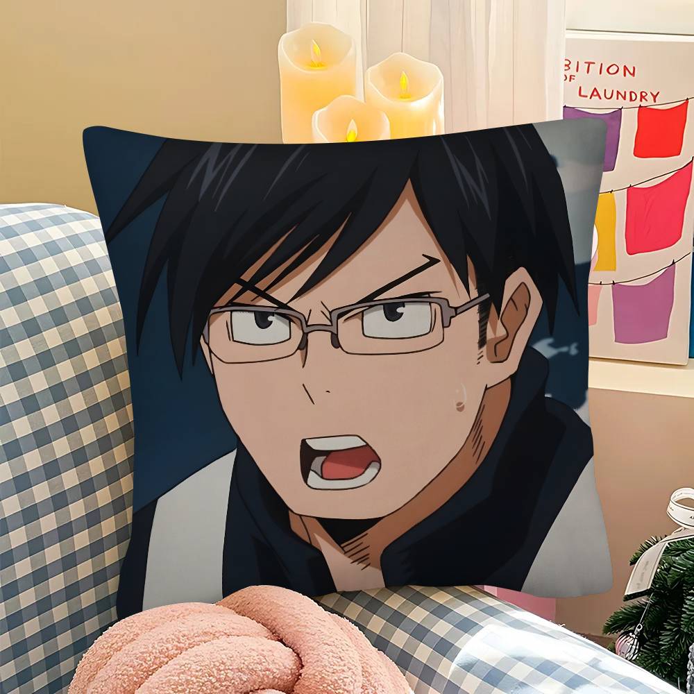 Pc Anime Tenya Iida Pillow Case Fashion Square Pillowcase Bedroom Sofa Room Ins Decoration Leisure