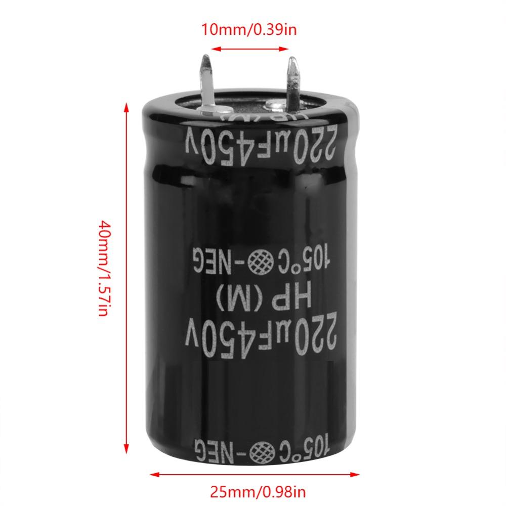 10PCS 25x40mm Electrolytic Capacitor 450V Electrolytic Capacitor Set  Audio Amplifiers