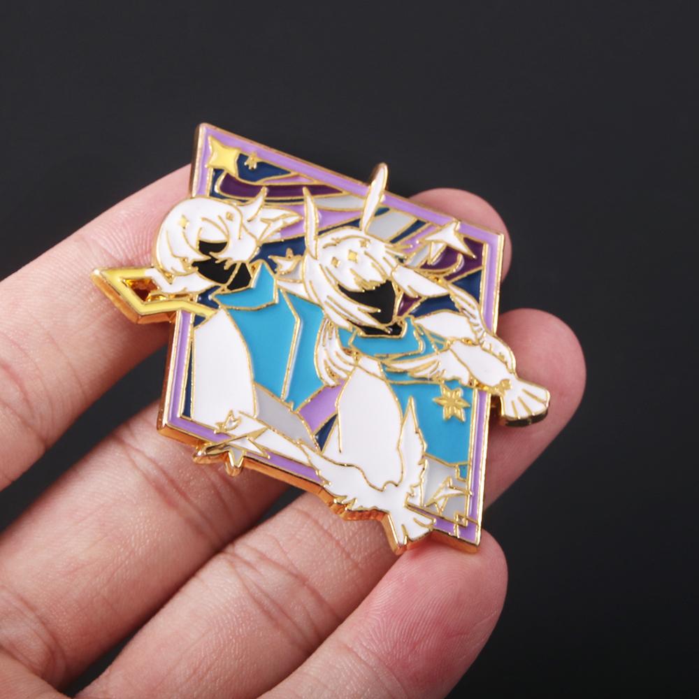 Spiel Himmel:Children of Light Kollektion Metall Emaille Abzeichen Knopf Anstecknadel Anstecker Rucksack Pin Zubehör