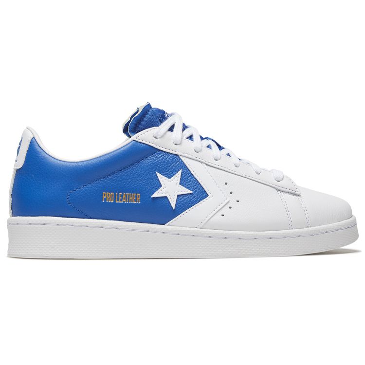 Converse Cons Pro Leather Retro Slip Resistant Low Top Skate Shoes Unisex Sneakers Blue White 167590C