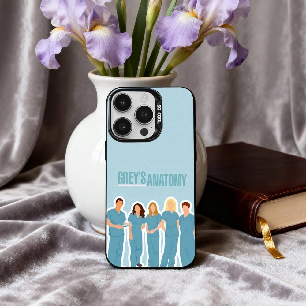

G-GreysS A-Anatomy-Y Phone Case For iPhone17,16,15,14,13,12,11 Plus,Pro Max Black Candy silver phone case iPhone16
