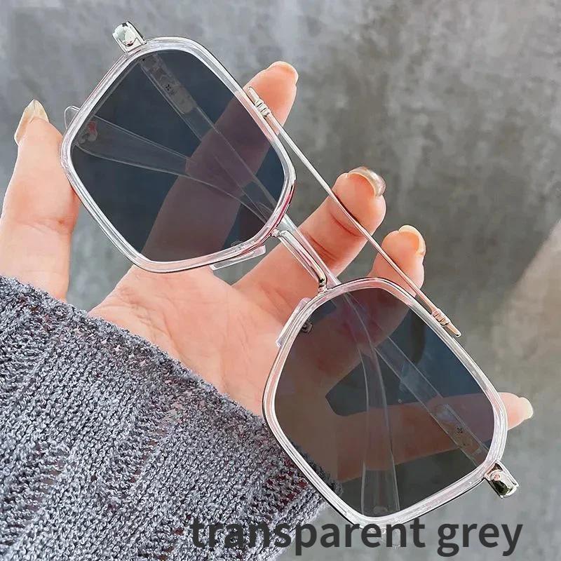 

2024 женские близорукие очки, новые двухлучевые фотохромные очки для близорукости, винтажные антибликовые очки для близорукости -4.0