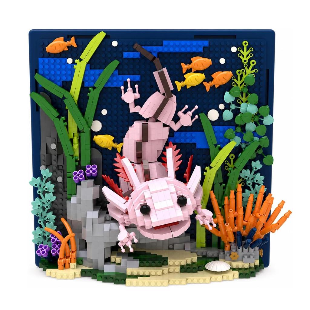New Desgin Starry Night Black Cat Flowers 3D Wall Art Building Blocks Micro Bricks Animals Model Creative Decorations Gifts Set