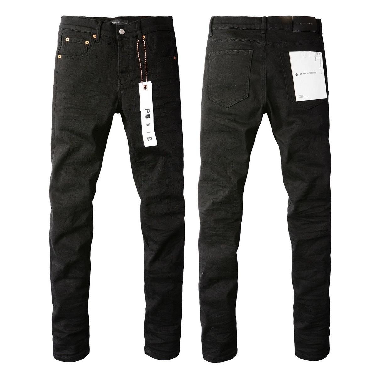 Darling Home BeatStreet Mannen Jeans Amerikaanse High Street Zwart Geplooid Basismodel Nieuwe Modetrend Hoge Kwaliteit Jeans 34