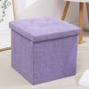 Úložná stolička Multifunkční skládací velkokapacitní vodotěsná tkanina Ložnice Lavice Opěrka nohou s polstrovaným sedátkem Organizační pouf