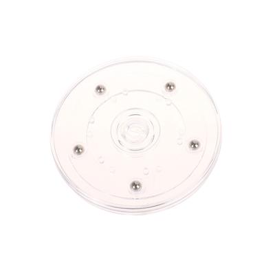 Turntable Transparent Acrylic 360 Rotating Display Stand Round Base Lazy Jewelry Decor Swivel Plates Furniture Hardware