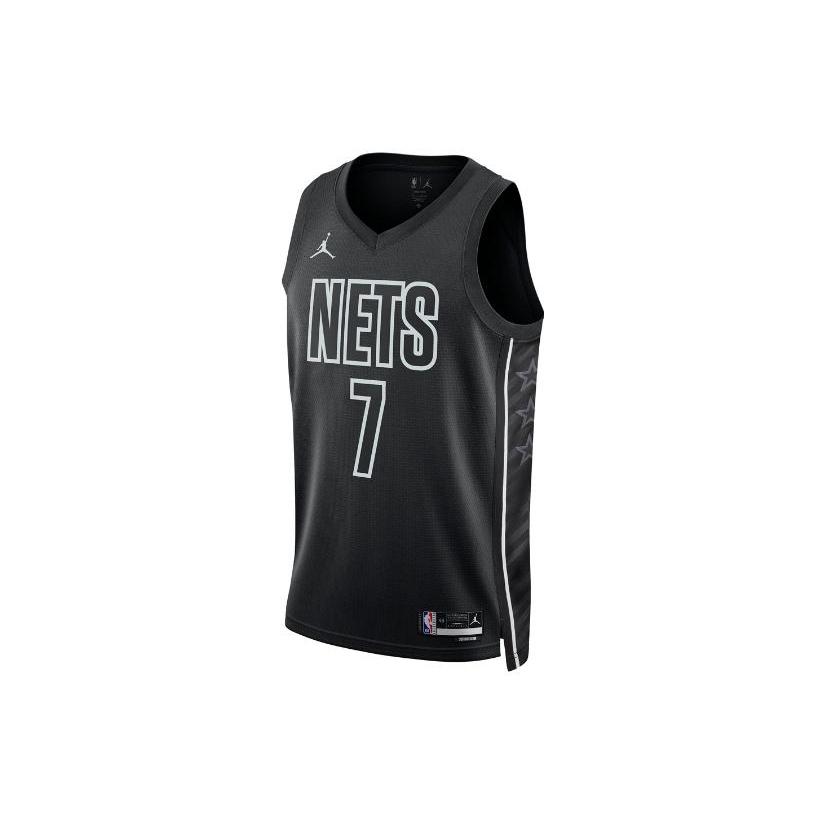 Jordan Brooklyn Nets Basketball Jersey Unisex Black DO9518-011