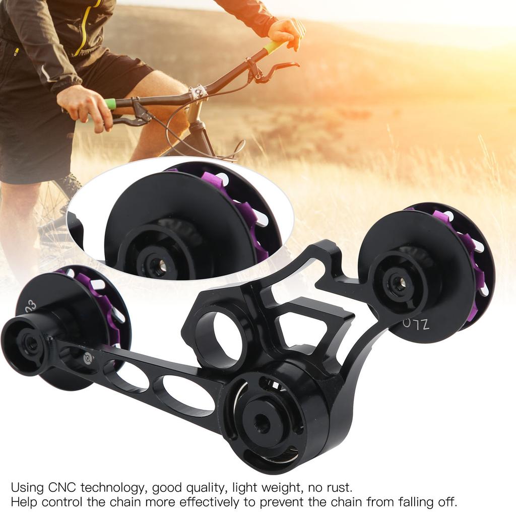 Aluminium Alloy Folding Bike Chain Stabilizer 2/3/6 Speed Rear Derailleur Chains Tensioner