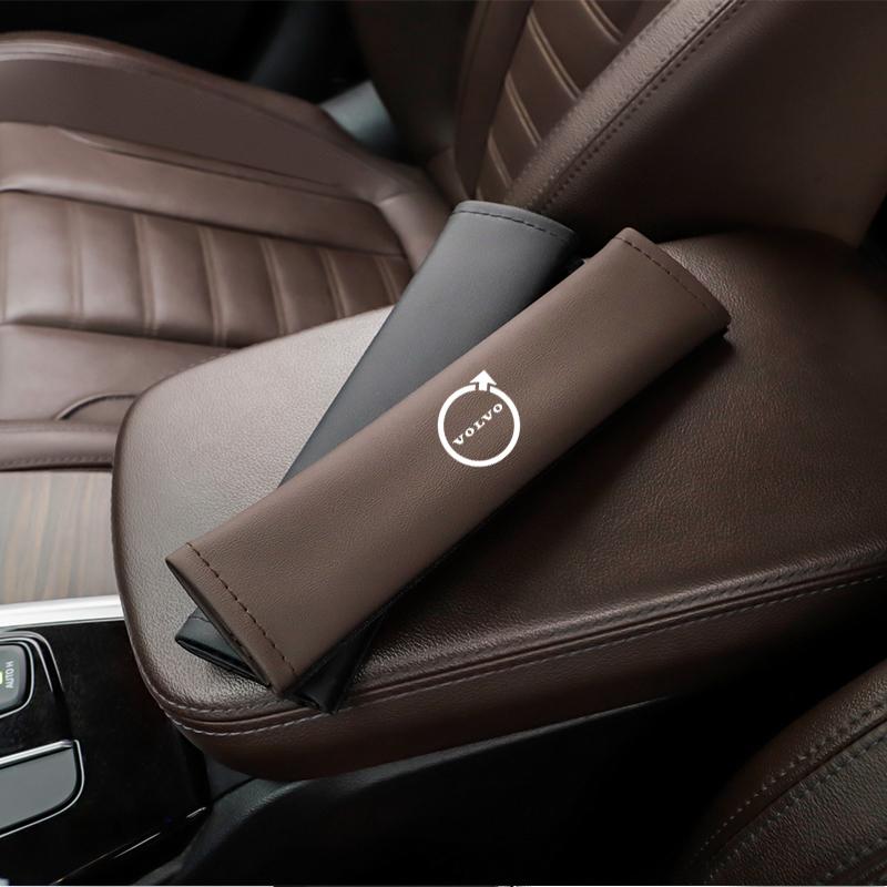 Car Pu Leather Seat Belt Shoulder Protection Set Interior Accessories For Volvo XC90 XC60 V50 S60 V70 V60 V40 S90 olestar AWD XC