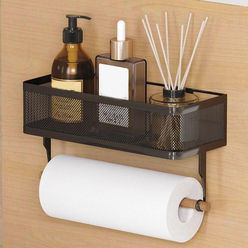 Strong Load-bearing Spice Storage Rack Wall Mounted Wall Shower Shampoo Rack  Bathroom