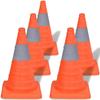 VidaXL Retractable Traffic Cones 5 Pcs 42 Cm