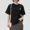 MLB T Shirts Unisex Black Crew Neck Moderate 3ATSM0563-50BKS