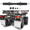 Acessório de Upgrade de Eixo Traseiro Metálico Não Motorizado TRZX para Caminhão Trailer RC Tamiya 114 (182 mm)