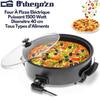 Casserole À Pizza Électrique - Orbegozo - PZ-8100 - 1500W - Diamètre 40 Cm - Noir