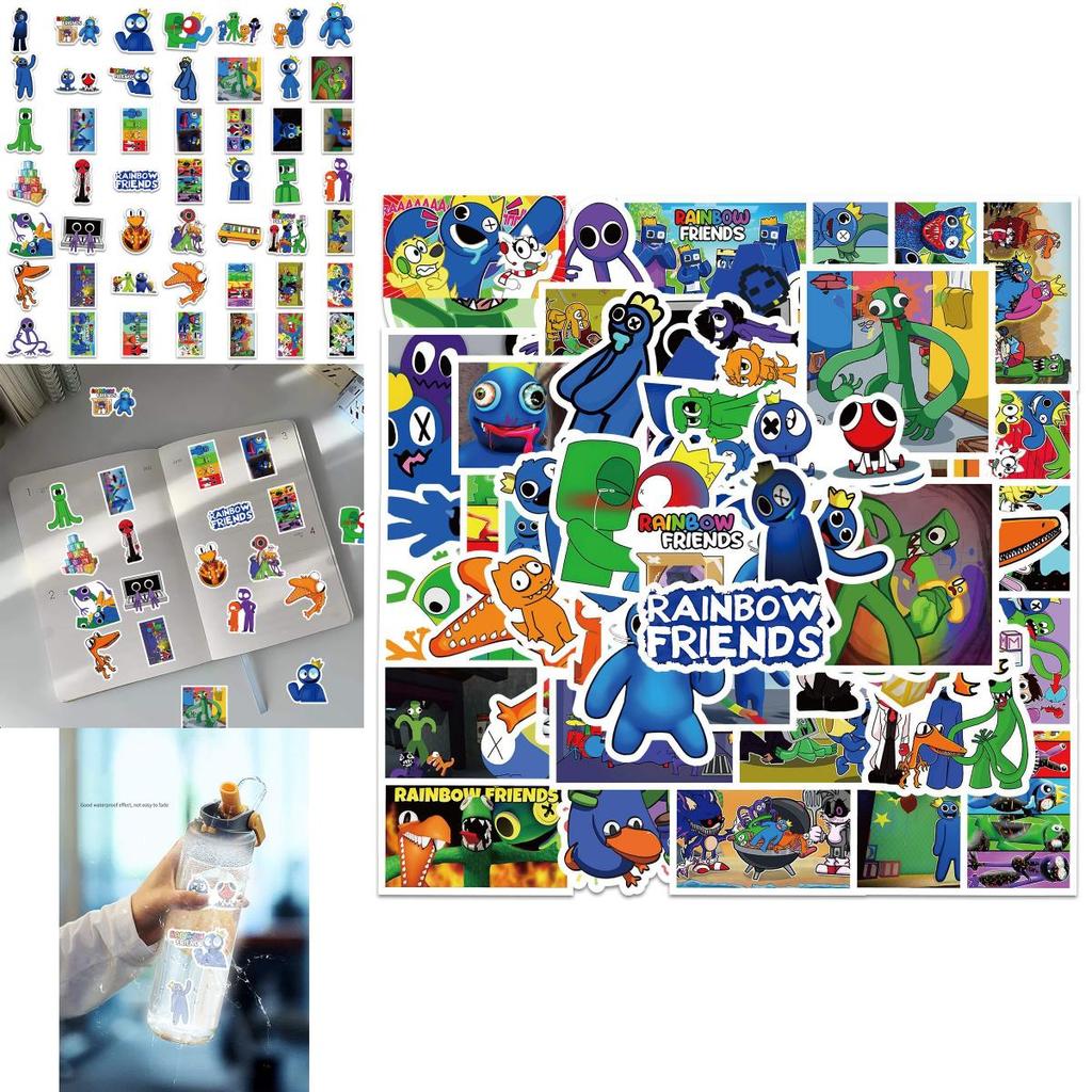 Express Your Personality With Waterproof Roblox Rainbow Friends Stickers