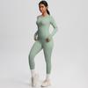New Tight Yoga Suit Set, High Waist And Hip Lifting Yoga Set, Outdoor Running And Fitness Exercise Set, Two Piece Set For Women