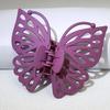 9cm Sweet Women Girl Young Fashion Gift Back Head Clip Hairpin Candy Color Single Layer Hollow Wing Antennae Butterfly Hair Claw