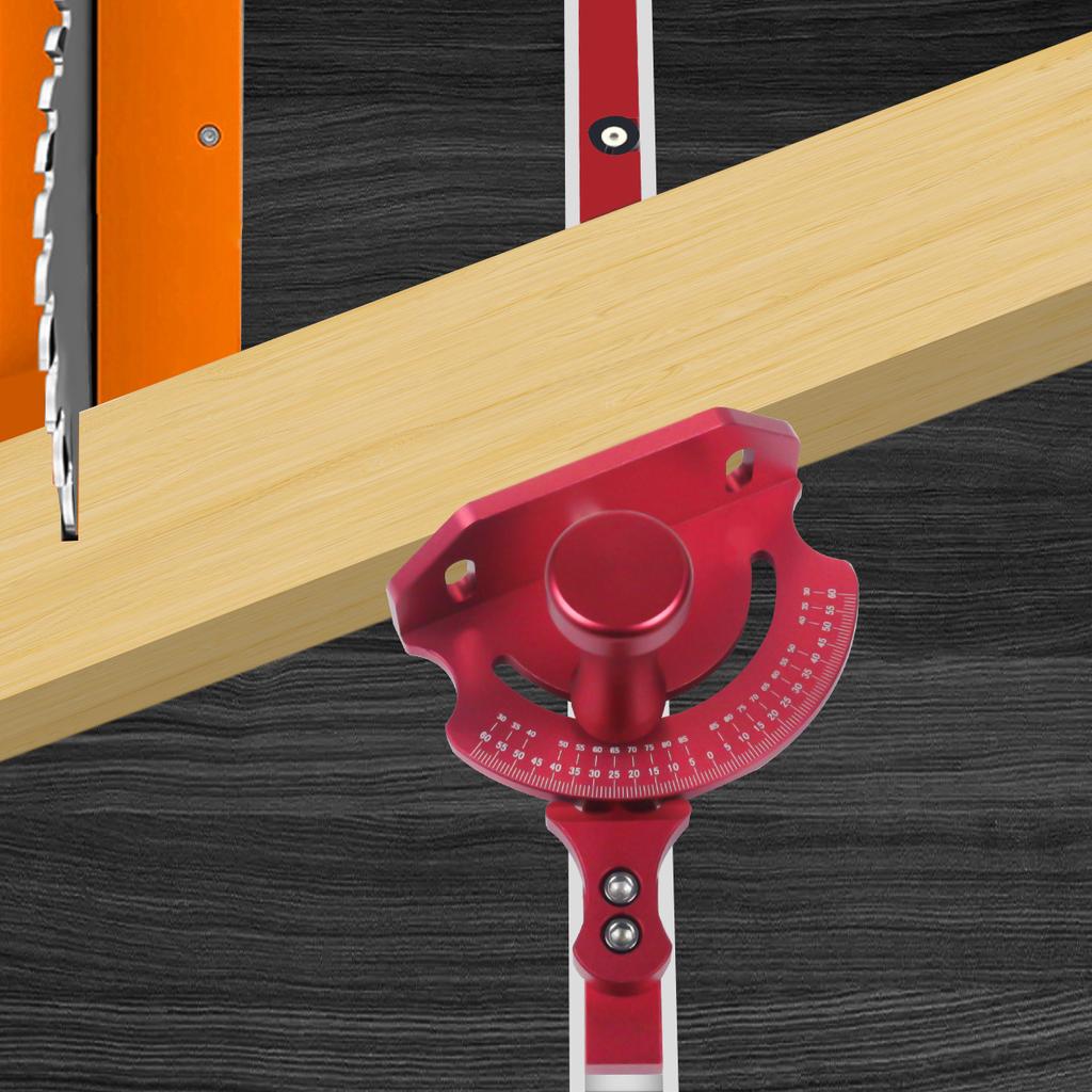 1pc Table Saw T Track Miter Gauge or with Fence and Quick Angle Stop, Table Saw Aluminum Alloy Precision Scale Woodworking Tool