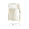 Women's Seamless Long Sleeve Thermal Set with Hyaluronic Acid for Autumn