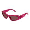 Balenciaga Violet Cat Eye Ladies Sunglasses Bb0387s 003 58
