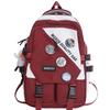 Schoolbags College Students Girls High School Students Burgundy Men Backpacks Junior High School Students Elementary School Students