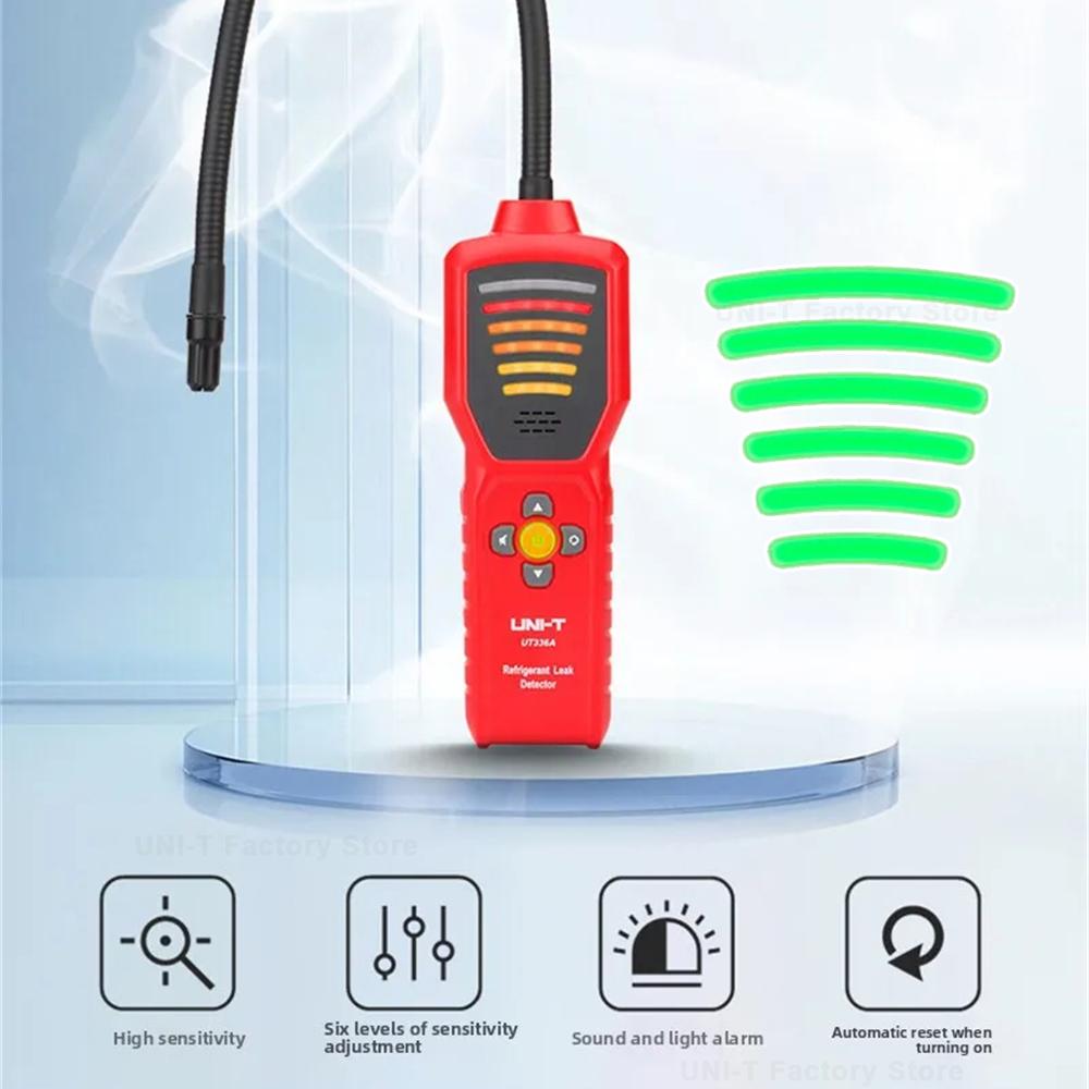 New Professional Refrigerant Leak Detector Cfcs Hcfcs Hfcs Leakage Tester for Air Conditioning Automobile Refrigerator Maintenance Freon Leak Detector
