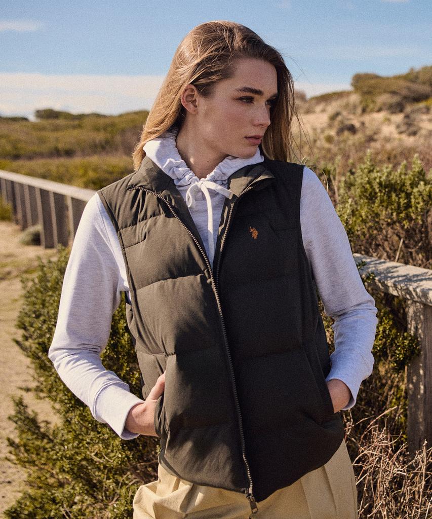 Uspoloassn Duck Down Vest_Khaki (Unisex)