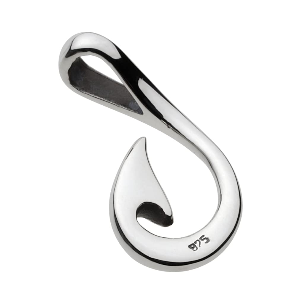 Plain Simple Fish Hook Pendant Fp0339 [Figmart] [Silver Accessory]